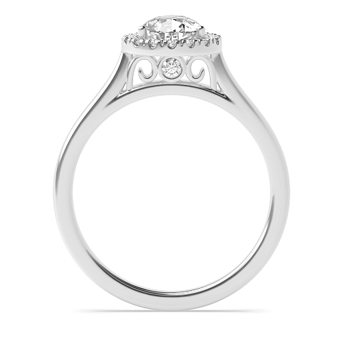 Prong Pear High set Engagement Rings