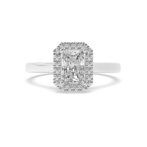 Radiant High set Engagement Rings