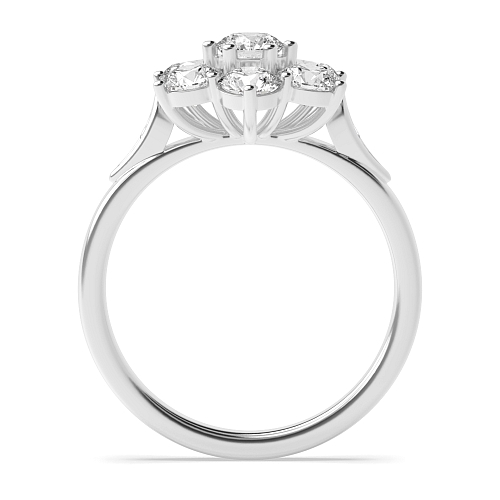 6 Prong Round Stunning Moissanite Engagement Rings