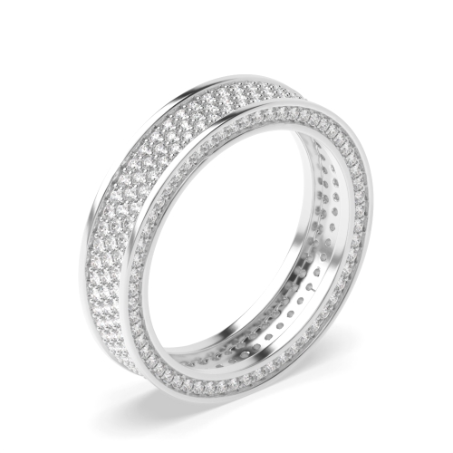 Pave Setting A Luxurious Diamond Full Set Womens Wedding Ring