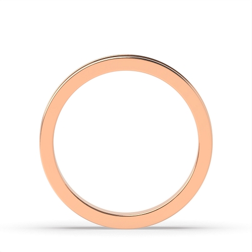 Channel Setting Baguette Rose Gold Eternal Eternity Diamond Rings