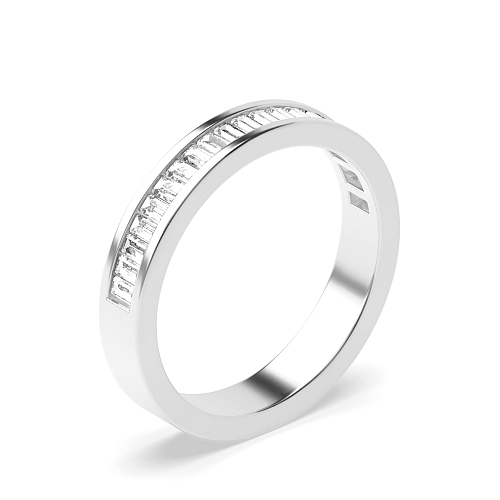 Channel Setting Baguette Eternal Diamond Rings