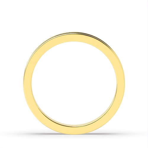 Channel Setting Baguette Yellow Gold Eternal Eternity Diamond Rings