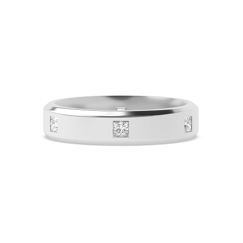 Channel Setting Princess Flush set Diamond Rings