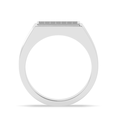 Pave Setting Round Starglint Diamond Rings