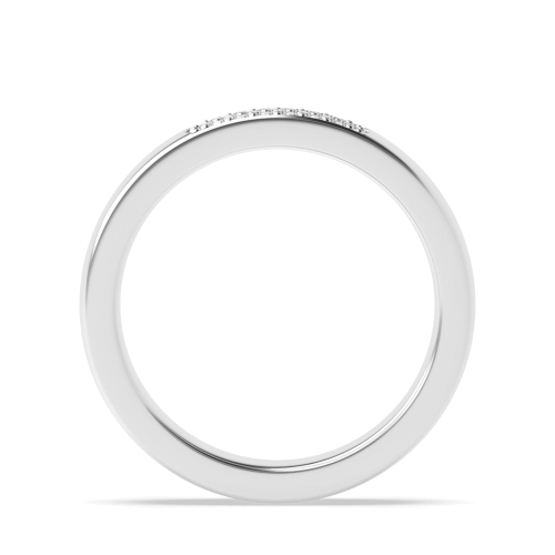 Pave Setting Round Micro wedding Diamond Rings