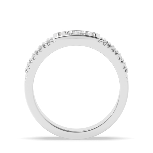 Pave Setting Round Whisperglimmer Diamond Rings