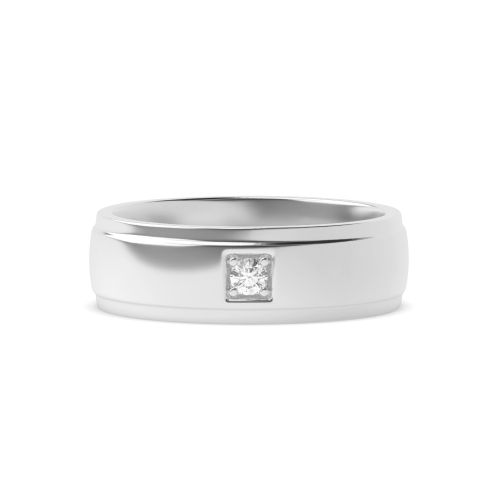4 Prong Round Row Diamond Rings