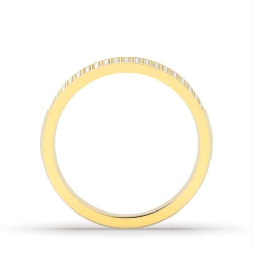 Pave Setting Round Yellow Gold Five row Cluster Diamond Rings