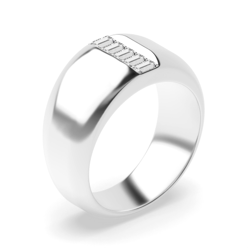 Channel Setting Baguette Big Diamond Rings