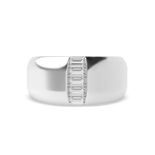Channel Setting Baguette Big Diamond Rings