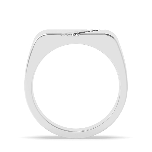 Pave Setting Round Lustrousglint Black Diamond Rings