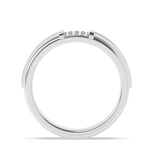 Pave Setting Round Myst Unique Men's Wedding Bands Diamond Rings