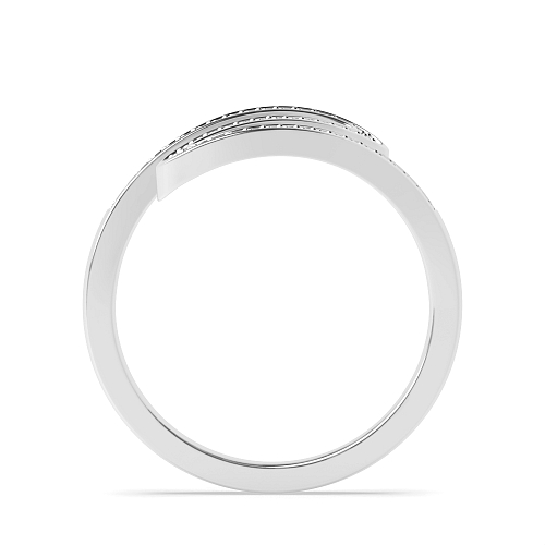 4 Prong Round Spiral zenith Naturally Mined Diamond Eternity Engagement Rings