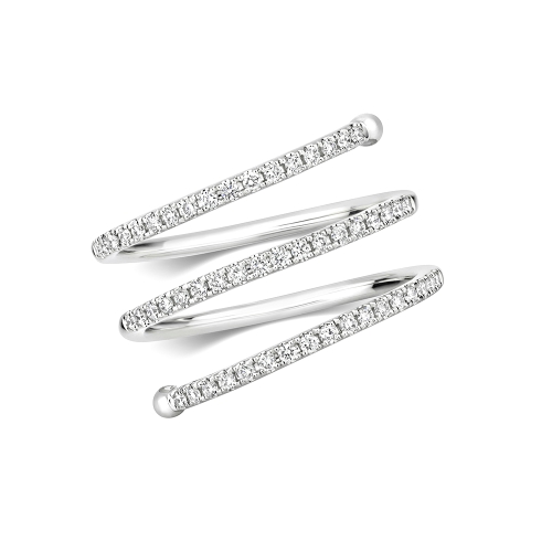 4 Prong Round Couture Eternity Diamond Rings