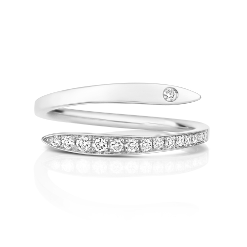 4 Prong Round Chic Eternity Engagement Rings