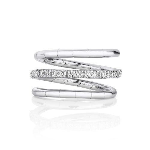 4 Prong Round Lush Eternity Engagement Rings