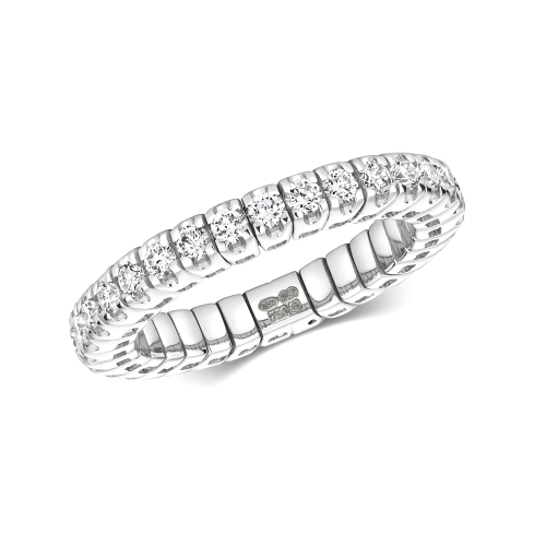 4 Prong Round Stellar Eternity Engagement Rings