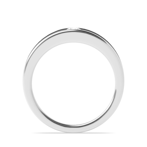 Channel Setting Round Orbit Lab Grown Diamond Engagement Rings