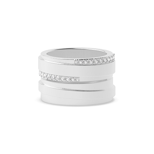 4 Prong Round Starhalfway Couples Engagement Rings