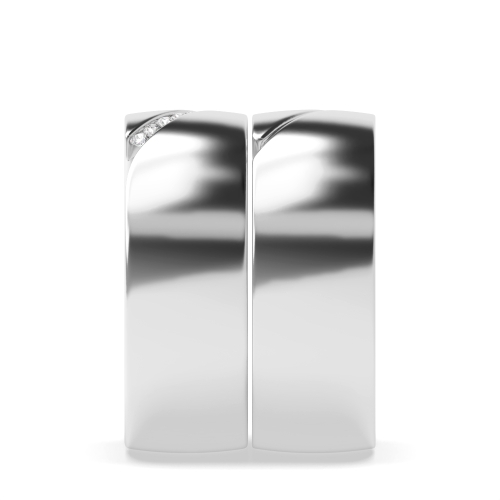 Channel Setting Round Couple tension set Couples Engagement Rings