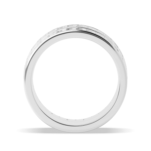 Channel Setting Round Couple band Couples Engagement Rings