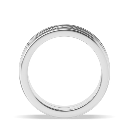 Pave Setting Round Wedding couple band Engagement Rings