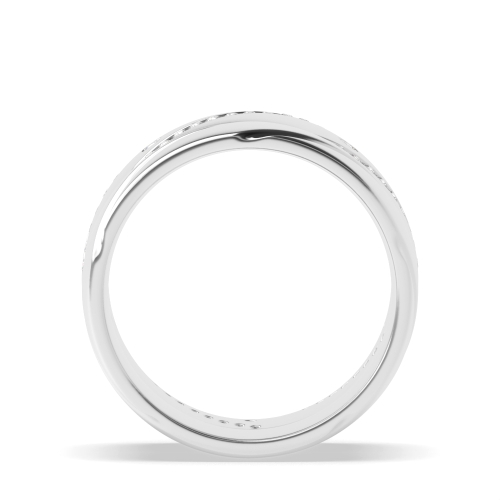 Bezel Setting Round Couple and channel set Couples Engagement Rings