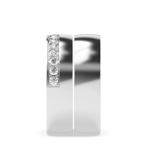 4 Prong Round Glow Couples Engagement Rings