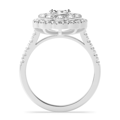 4 Prong Round Starpulse Engagement Rings