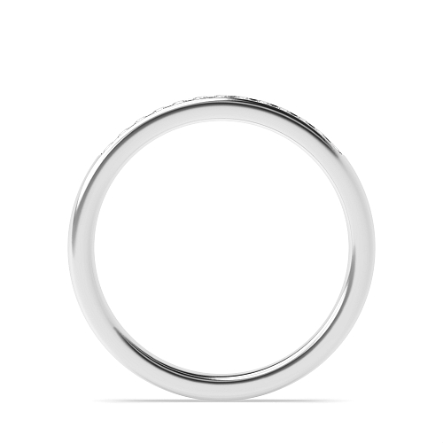 Channel Setting Round Bloom relic Half Eternity Diamond Rings