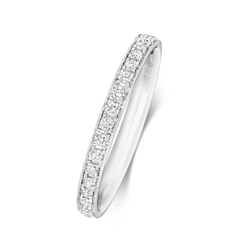 4 Prong Round Resplendent Eternity Engagement Rings