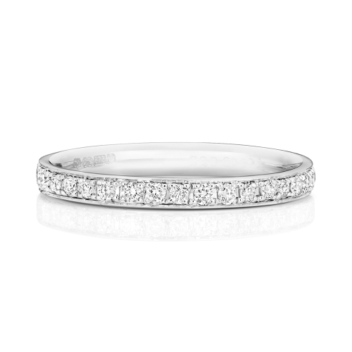 4 Prong Round Resplendent Eternity Engagement Rings