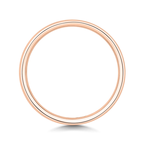 Channel Setting Princess Rose Gold Fivestar Eternity Engagement Rings