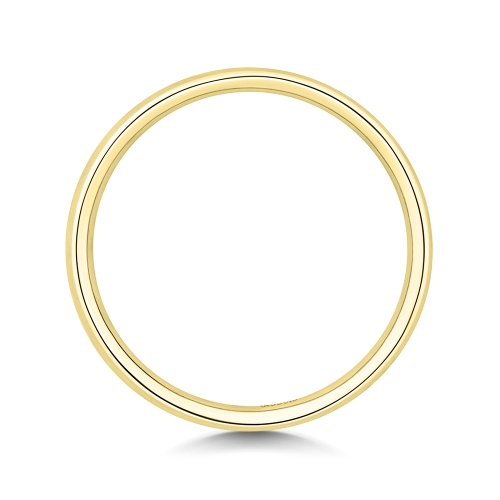 Channel Setting Princess Yellow Gold Fivestar Eternity Engagement Rings