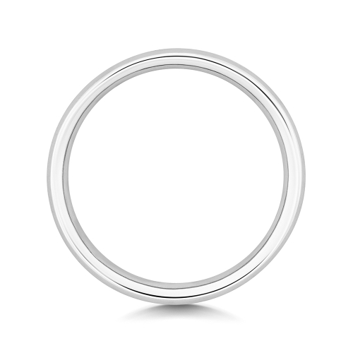 Channel Setting Round Gleamflow Moissanite Eternity Diamond Rings