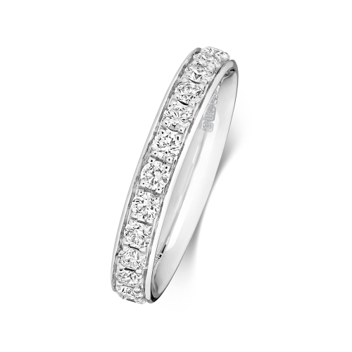 4 Prong Round Venerable Eternity Engagement Rings