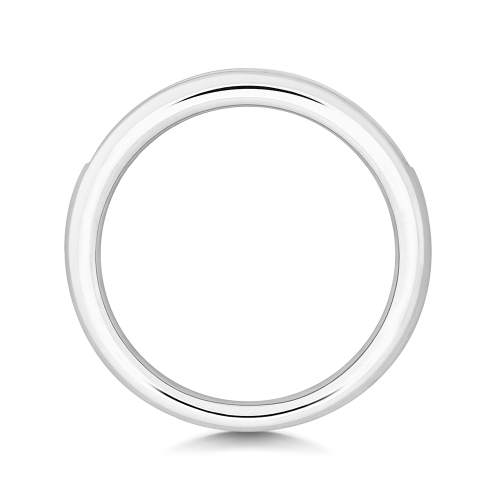 Channel Setting Princess Fashion Half Eternity Diamond Rings