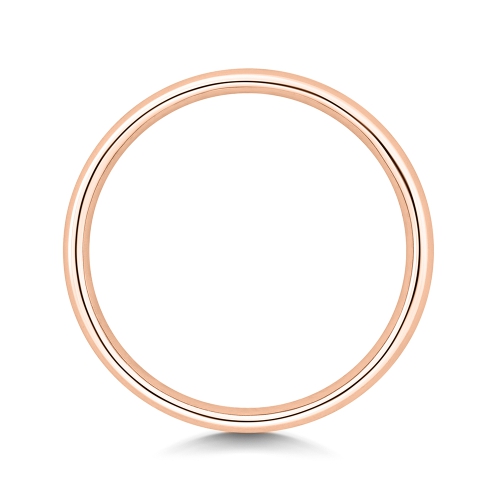 Channel Setting Princess Rose Gold Aesthetic Eternity Diamond Rings