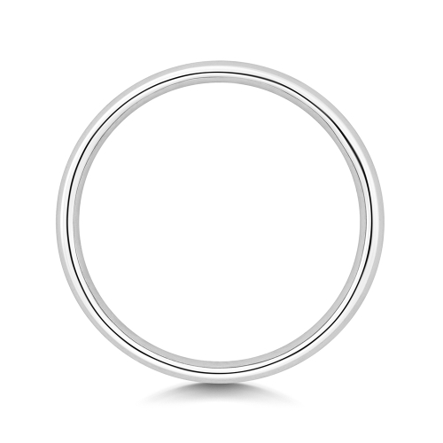 Channel Setting Princess White Gold Full Eternity Diamond Rings