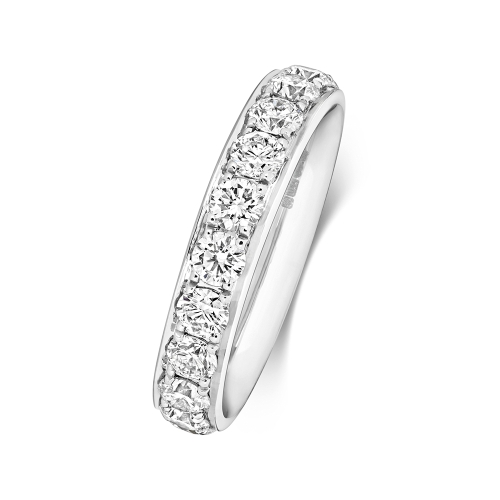 4 Prong Round Stunning Eternity Engagement Rings