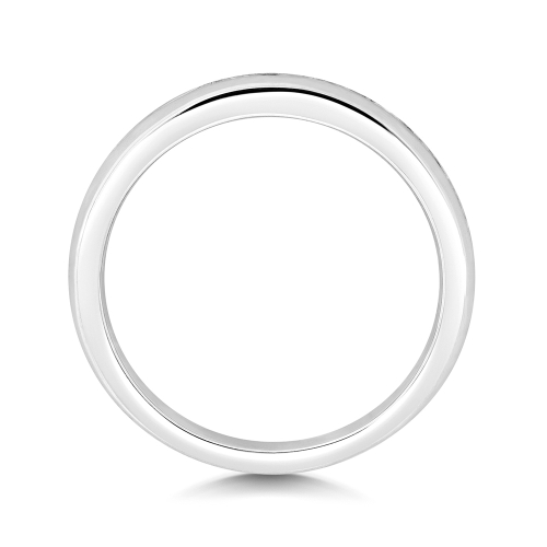 Channel Setting Round Wonder Half Eternity Diamond Rings