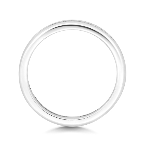 Channel Setting Round Lusterfullorbit Eternity Engagement Rings