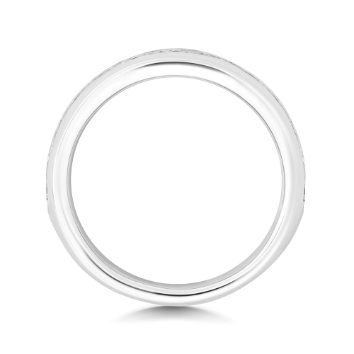 Channel Setting Round Eternalwhisper Half Eternity Diamond Rings