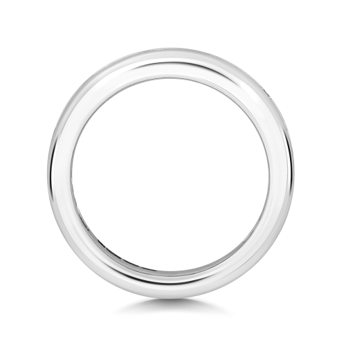 Channel Setting Round/Baguette Elysian Half Eternity Diamond Rings