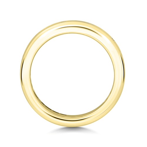 Channel Setting Round/Baguette Yellow Gold Elysian Eternity Diamond Rings