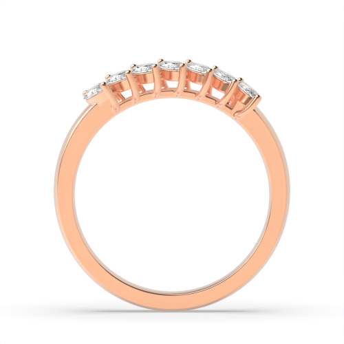 4 Prong Marquise Rose Gold Auraradiance Diamond Rings