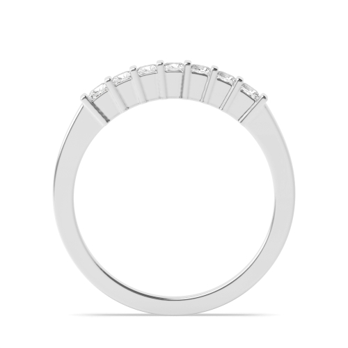 Channel Setting Princess stone Seven Stone Diamond Rings