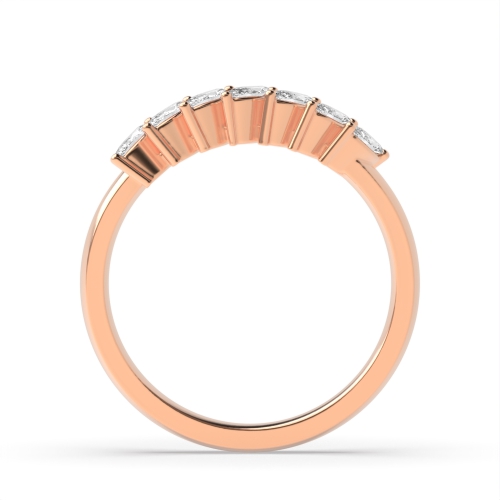 4 Prong Marquise Rose Gold Unique Diamond Rings