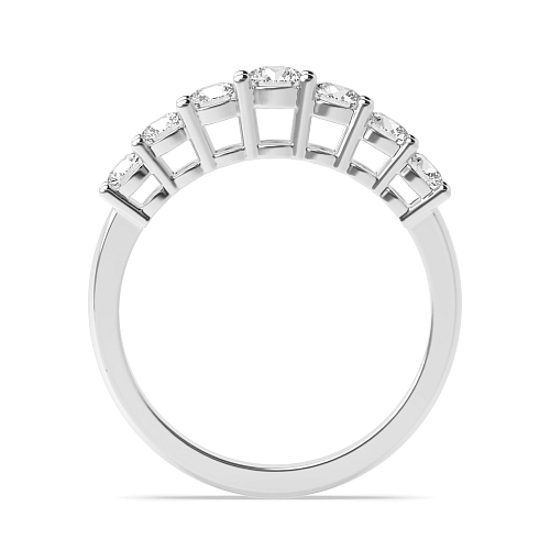 4 Prong Round Procession Seven Stone Diamond Rings